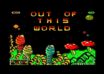 Out Of This World (UK) (128K) (1987) (Trainer) screen shot title